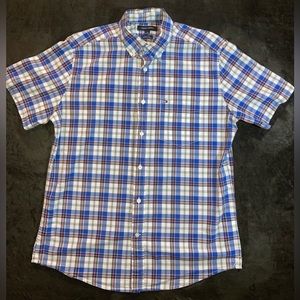 Tommy Hilfiger - Plaid Short Sleeve Button Up
